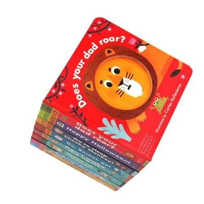 English Children Board Book Printing Cardboard Printing 6.5 &quot;X6.5&quot; 7 &quot;X7&quot; 8 &quot;X8&quot;