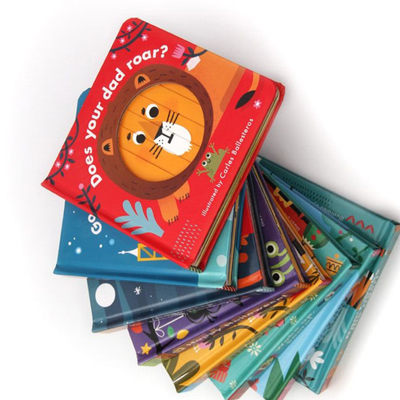 English Children Board Book Printing Cardboard Printing 6.5 &quot;X6.5&quot; 7 &quot;X7&quot; 8 &quot;X8&quot;