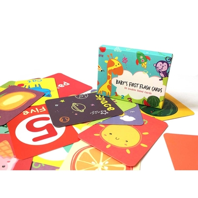 100٪ FSC Paper Custom Flash Card OEM Yoga Cards للبالغين