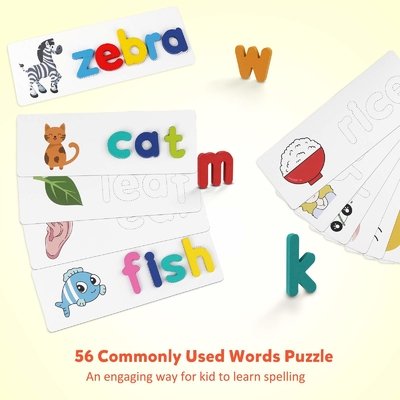 CMYK Color Educational Custom Flash Card Memory Sight Words للأطفال