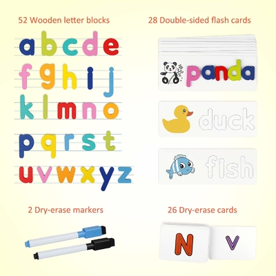 CMYK Color Educational Custom Flash Card Memory Sight Words للأطفال