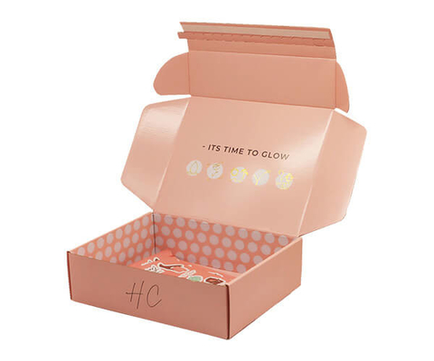 Pantone Color Mailer Shipping Box اللامع مات التصفيح صناديق البريد الملونة