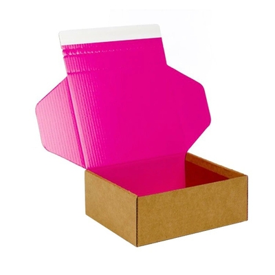 Pantone Color Mailer Shipping Box اللامع مات التصفيح صناديق البريد الملونة