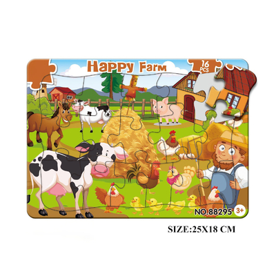CMYK Color Custom Jigsaw Puzzles لوح ورقي للكبار أحجية الصور المقطوعة