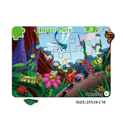 CMYK Color Custom Jigsaw Puzzles لوح ورقي للكبار أحجية الصور المقطوعة