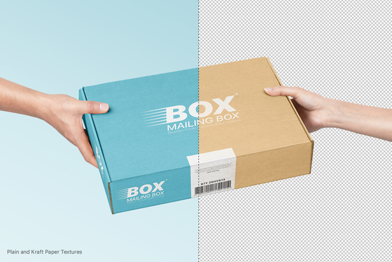 طباعة الشاشة الحريرية صندوق الأحذية البريدية طباعة مخصصة Express Gift Box