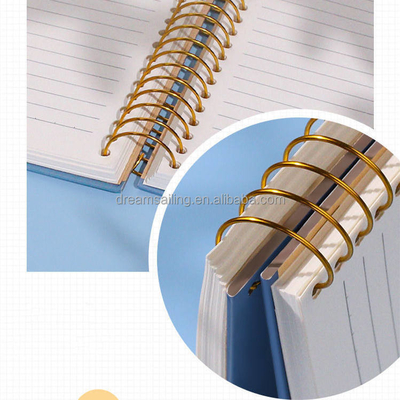 A4 A5 A6 B5 دفتر ملاحظات بغطاء فارغ للموضوع 128gsm 140gsm دفتر دوامة سميك