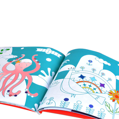 مخصص لينة الغلاف الاطفال كتاب طباعة الرسم تلوين كتاب الطباعة للأطفال