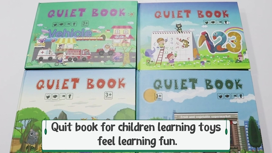 كتاب الأطفال اللصق من مادة Sedex Matte Art Paper Montessori Quiet Book