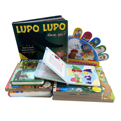 200gsm 250gsm 300gsm غلاف فني للأطفال طباعة كتاب مخصص طباعة كتاب