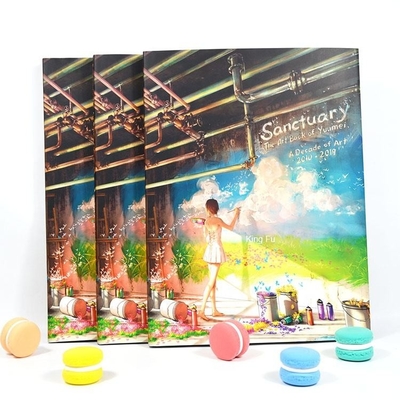 FSC SGS Hardcover Book طباعة كتب صور فنية CMYK مخصصة