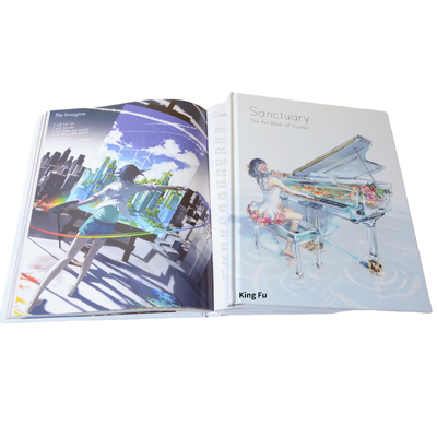 FSC SGS Hardcover Book طباعة كتب صور فنية CMYK مخصصة