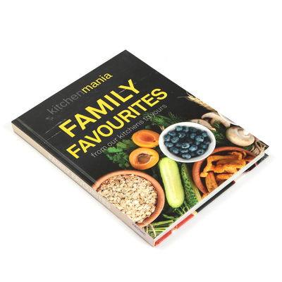 طباعة غلاف كتاب مخصص للعائلة طباعة كتاب وصفات الطبخ المفضل