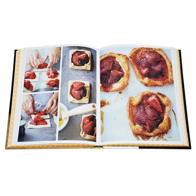 CMYK Color Recipe Cook Book Softcover ملزم ورق طباعة كتاب