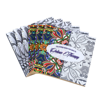 100gsm 120gsm 140gsm Softcover كتاب طباعة كتب تلوين للكبار من الورق المقوى