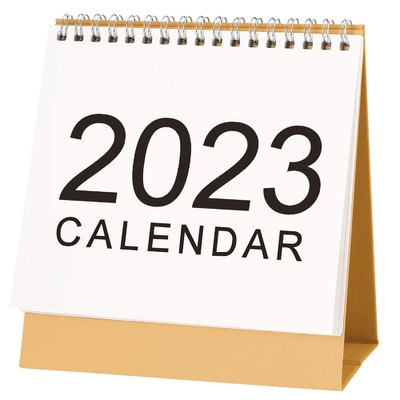 2023 طباعة التقويم الشهري 1400gsm 1800gsm تقويم مكتب Cardboard
