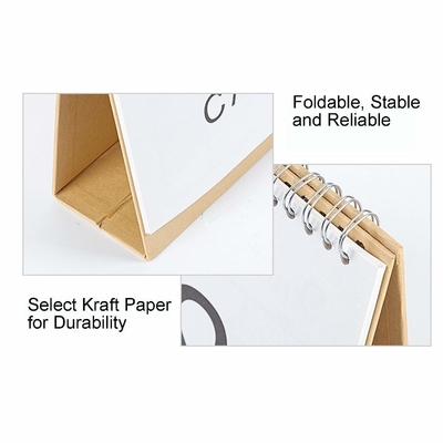 2023 طباعة التقويم الشهري 1400gsm 1800gsm تقويم مكتب Cardboard