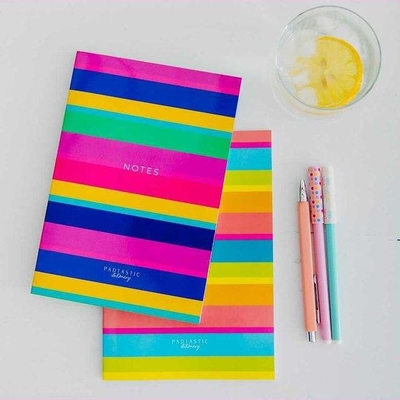 دفتر مخصص دوامة طباعة Kawaii Kraft Stationary Notepad