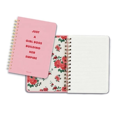 دفتر مخصص دوامة طباعة Kawaii Kraft Stationary Notepad