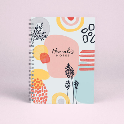 دفتر مخصص دوامة طباعة Kawaii Kraft Stationary Notepad