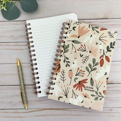 دفتر مخصص دوامة طباعة Kawaii Kraft Stationary Notepad