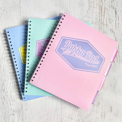 دفتر مخصص دوامة طباعة Kawaii Kraft Stationary Notepad