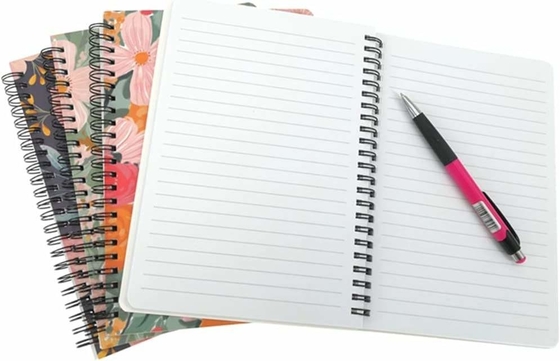 5.5 &quot;X8.5&quot; 6 &quot;X9&quot; 8.5 &quot;X11&quot; دفتر طباعة لولبي دفتر رسم دفتر رسم سلك ملزم