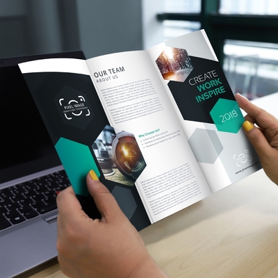 ISO9001 تصميم فلاير وطباعة طباعة نشرة إعلانية ملونة مخصصة