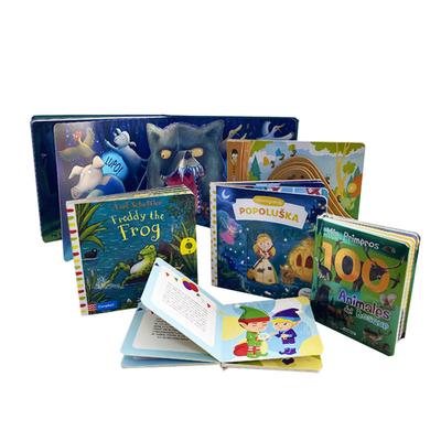 7 ”X10” أطفال مجلس كتاب طباعة كتب Pantone Color Picture Board
