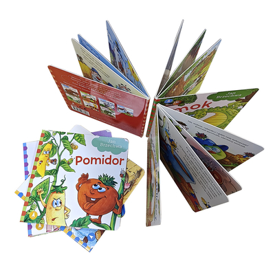 خياطة السرج A5 كتاب الطفل الطباعة المخصصة الورق المقوى الغطاء الصلب